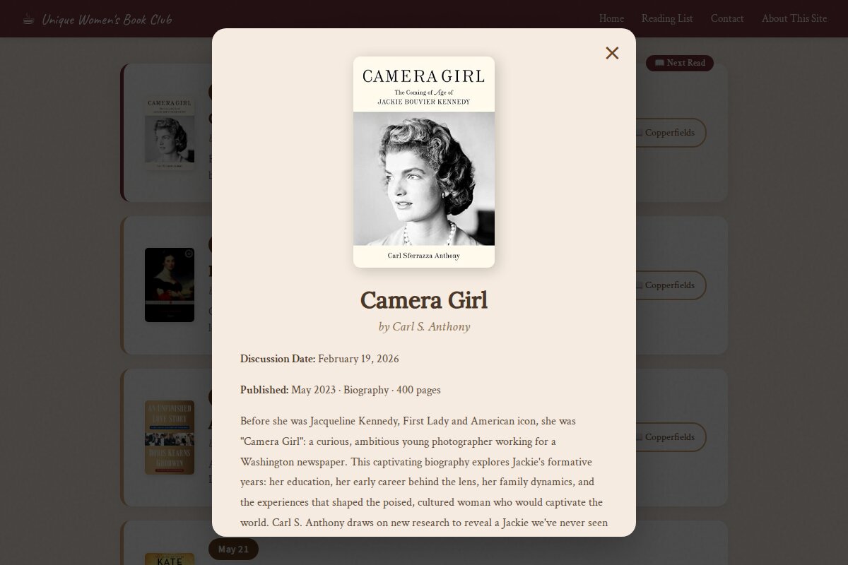 Book details modal for Camera Girl